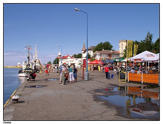 Ustka - fragment nabrzea portowego