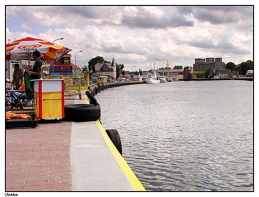 Ustka - fragment nabrzea portowego