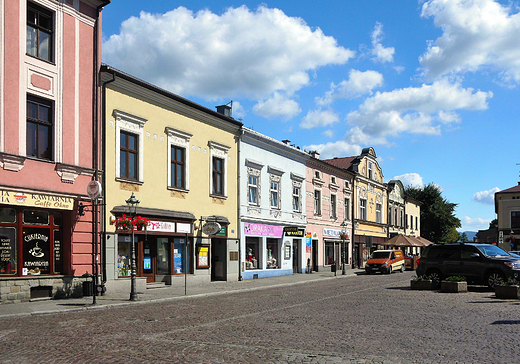 Rynek w Skoczowie.