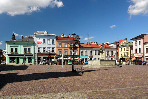 Rynek w Skoczowie.