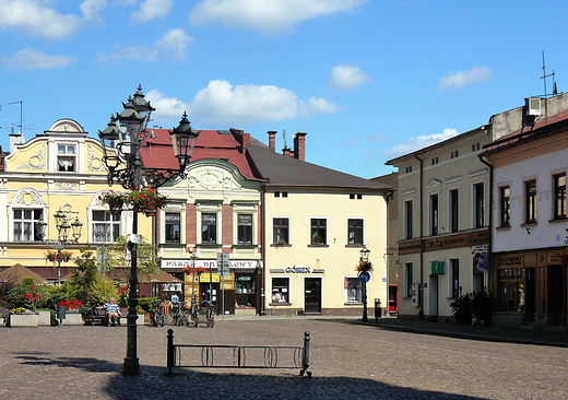 Rynek w Skoczowie.