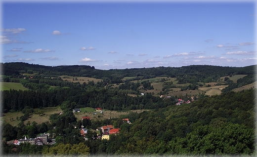 Widoki z wiey zamku Grodno