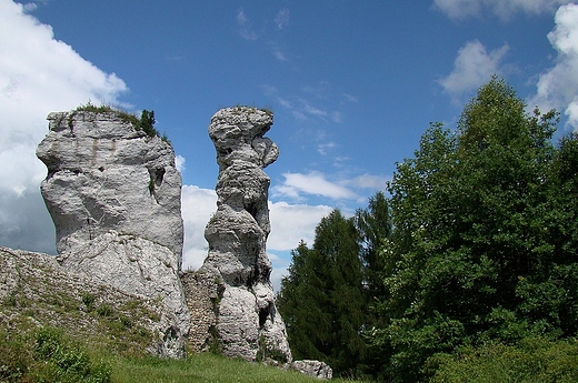 Podzamcze - skalne ostace