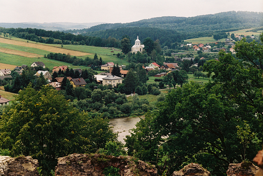 Widok z wieży klasztoru.
