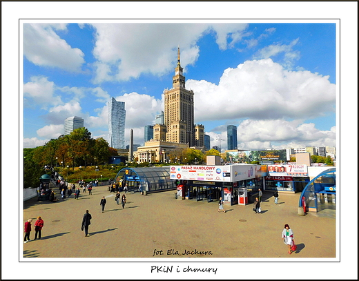 Warszawa. PKiN i chmury