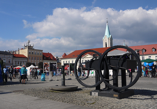 Rynek w Owiecimiu.