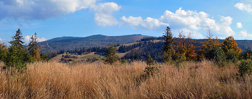 Beskid lski ogldany z Przeczy Salmopolskiej.