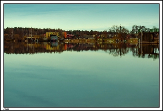 Szae - wiosenny poranek nad zalewem