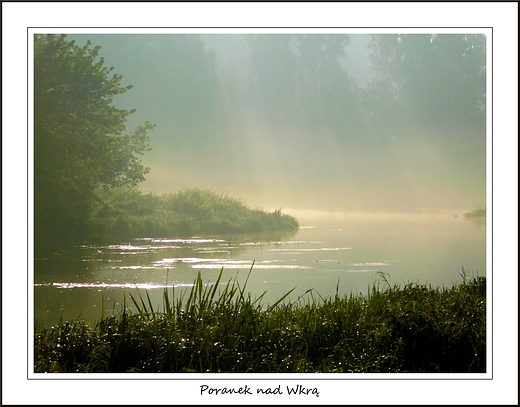 Kosewko. Poranek nad Wkr