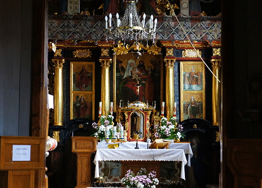 Koci parafialny pw. Narodzenia Najwitszej Marii Panny w Harklowej XVw.