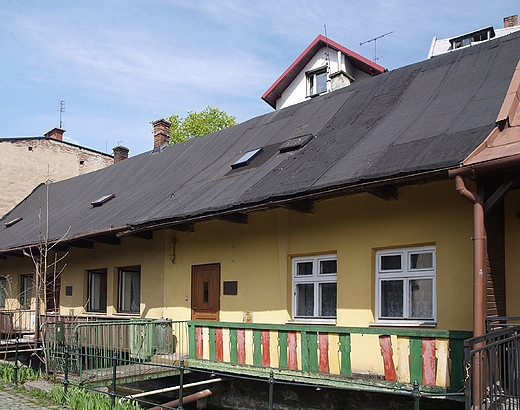 Cieszyn. Domki nad Mynwk, czyli tzw. Cieszyska Wenecja