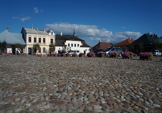 Stary Scz. Brukowany rynek.