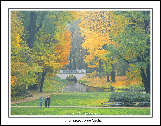 Warszawa. Jesienne azienki