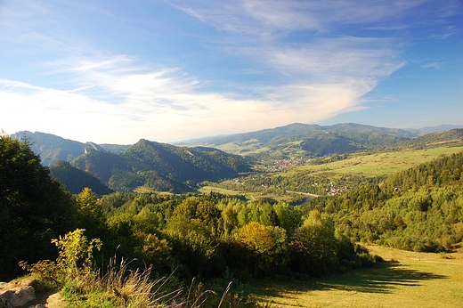 Widok na Szczawnic i Krocienko