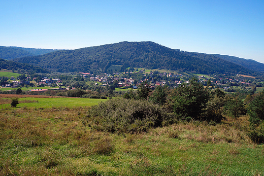 Beskid Niski. Widok na Ucie Gorlickie.