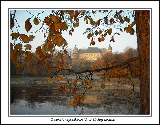 Warszawa. Zamek Ujazdowski w listopadzie