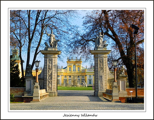 Warszawa. Jesienny Wilanw