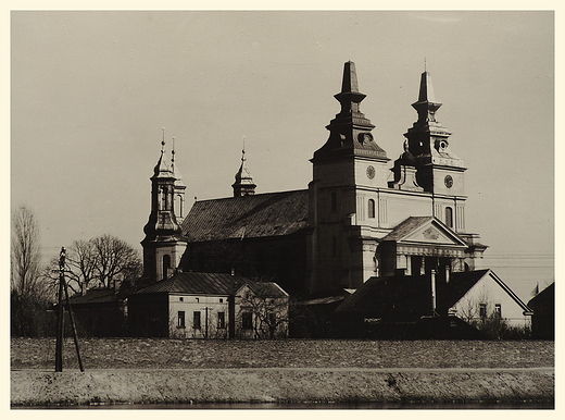 Katedra. zdjcie starej fotografii sprzed 1939 roku
