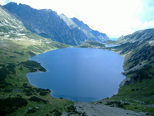 Widok ze szlaku na Szpiglasow Przecz