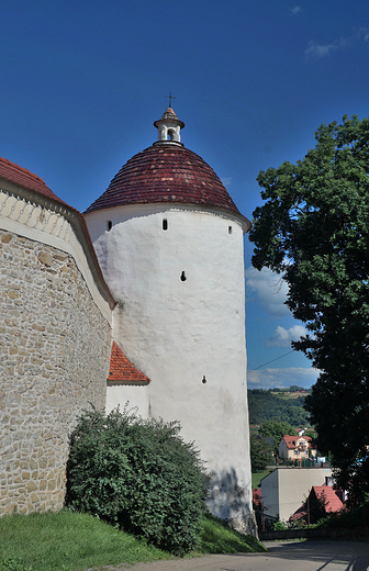 Stary Scz. Kosci i klasztor SS. Klarysek Baszta.