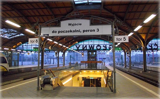 Dworzec Gwny we Wrocawiu - perony