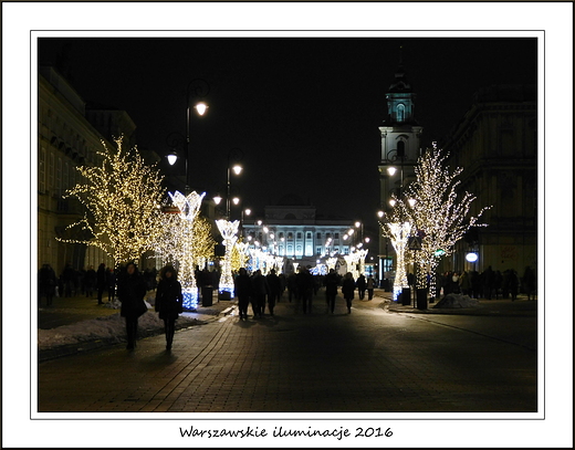Warszawskie iluminacje 2016, Ulica Krakowskie Przedmiecie