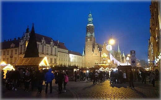 Jarmark witeczny na wrocawskim rynku