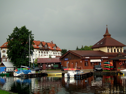 Przysta eglarska Port Keja w Wgorzewie.