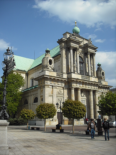 Warszawa. Kocio Karmelitw przy ul. Krakowskie Przedmiecie.