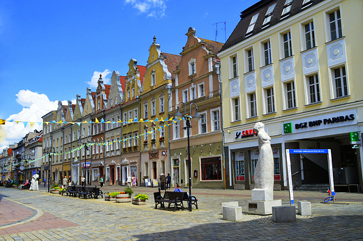 Opole - Kamienice na rynku