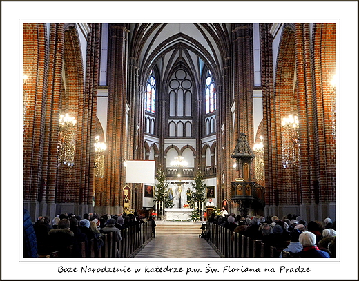 Warszawa. Boe Narodzenie w katedrze p.w. w. Floriana na Pradze