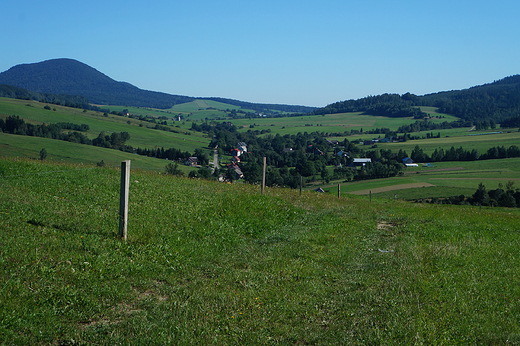 Beskid Niski w okolicy wsi Czarna.