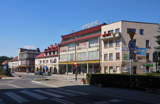 Limanowa. Ulica Matki Boskiej Bolesnej.