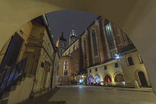 Plac Mariacki noc