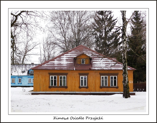 Warszawa. Zimowe Osiedle Przyja