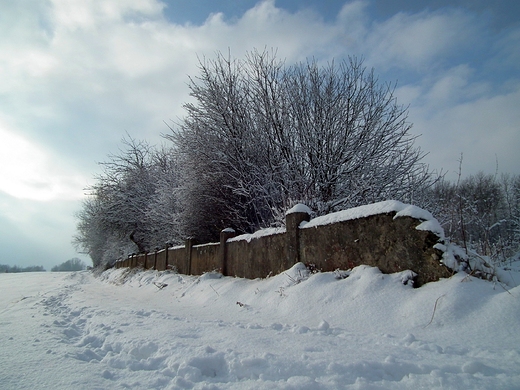 Kirkut w Kranik-fragment muru
