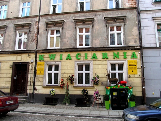 witeczny wystrj kwiaciarni