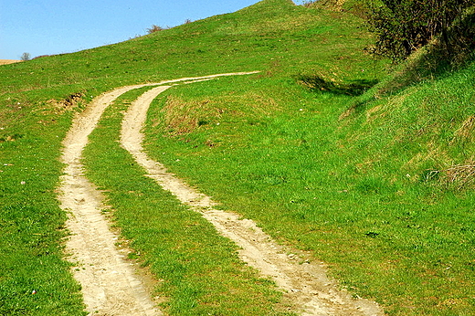 Stradw - dojcie do grodziska