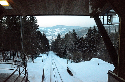 Widok z Parkowej Krynica Zdrj