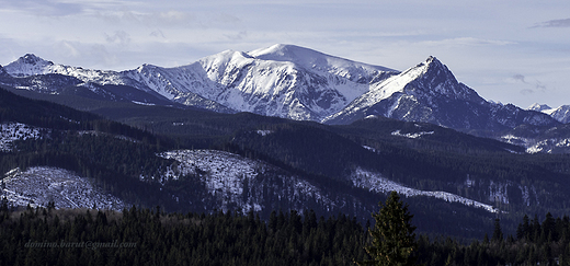 widok na Tatry z Godwki