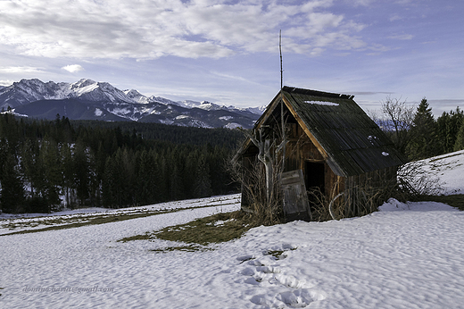 widok na Tatry z Godwki