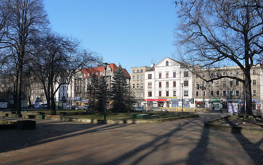 Katowice. Park przy ul. Warszawskiej.