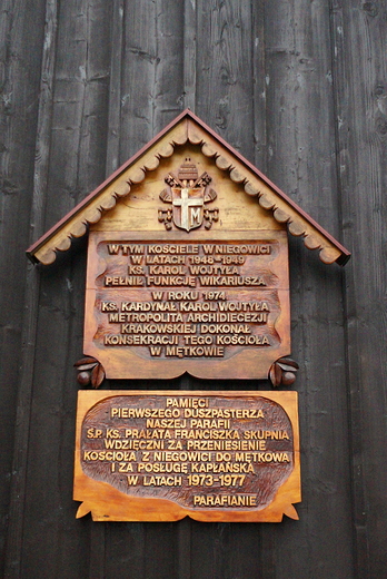 Koci pw. Matki Boskiej Czstochowskiej w Mtkowie-1771r.