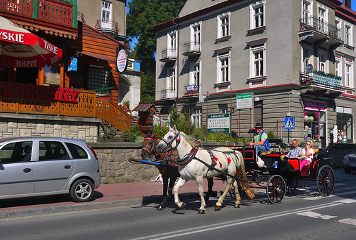 Krynica Zdrj- fragment uzdrowiska.