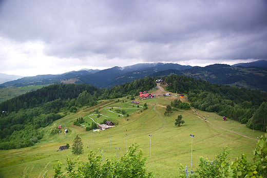 Palenica widziana z Szafranwki.