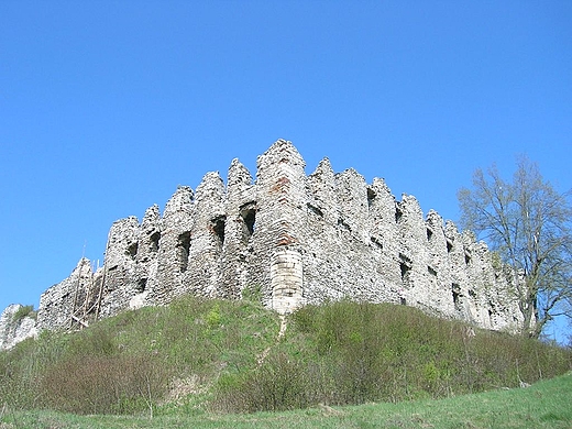 Rabsztyn.Ruiny gotyckiego zamku krlewskiego.
