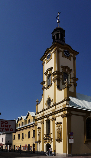 Cieszyn. Koci w. Krzya Franciszkanw.