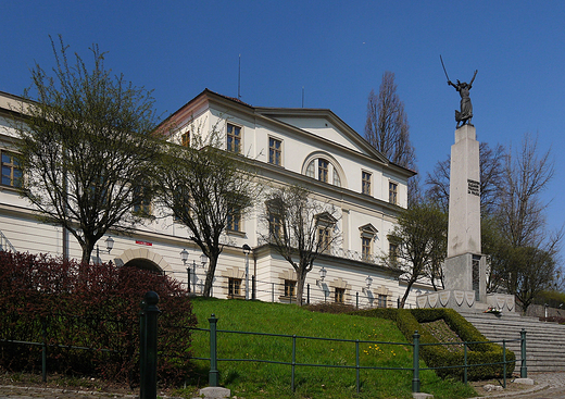 Cieszyn. Pomnik ku czci Legionistw lskich Polegych za Polsk przed paacem Habsburgw