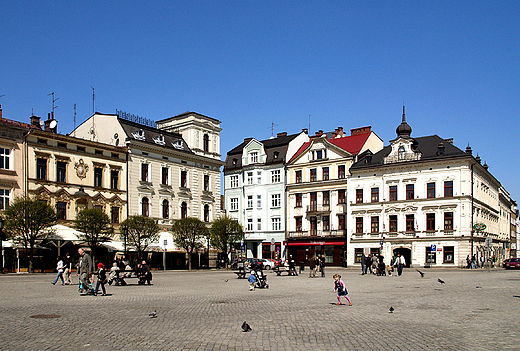 Cieszyn. Widok oglny Rynku.