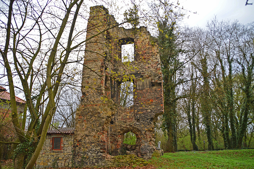 Krapkowice - ruiny zamku Otmęt